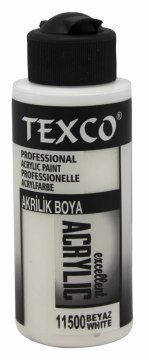 Texco Excellent Akrilik Boya 11500-Beyaz 110 cc
