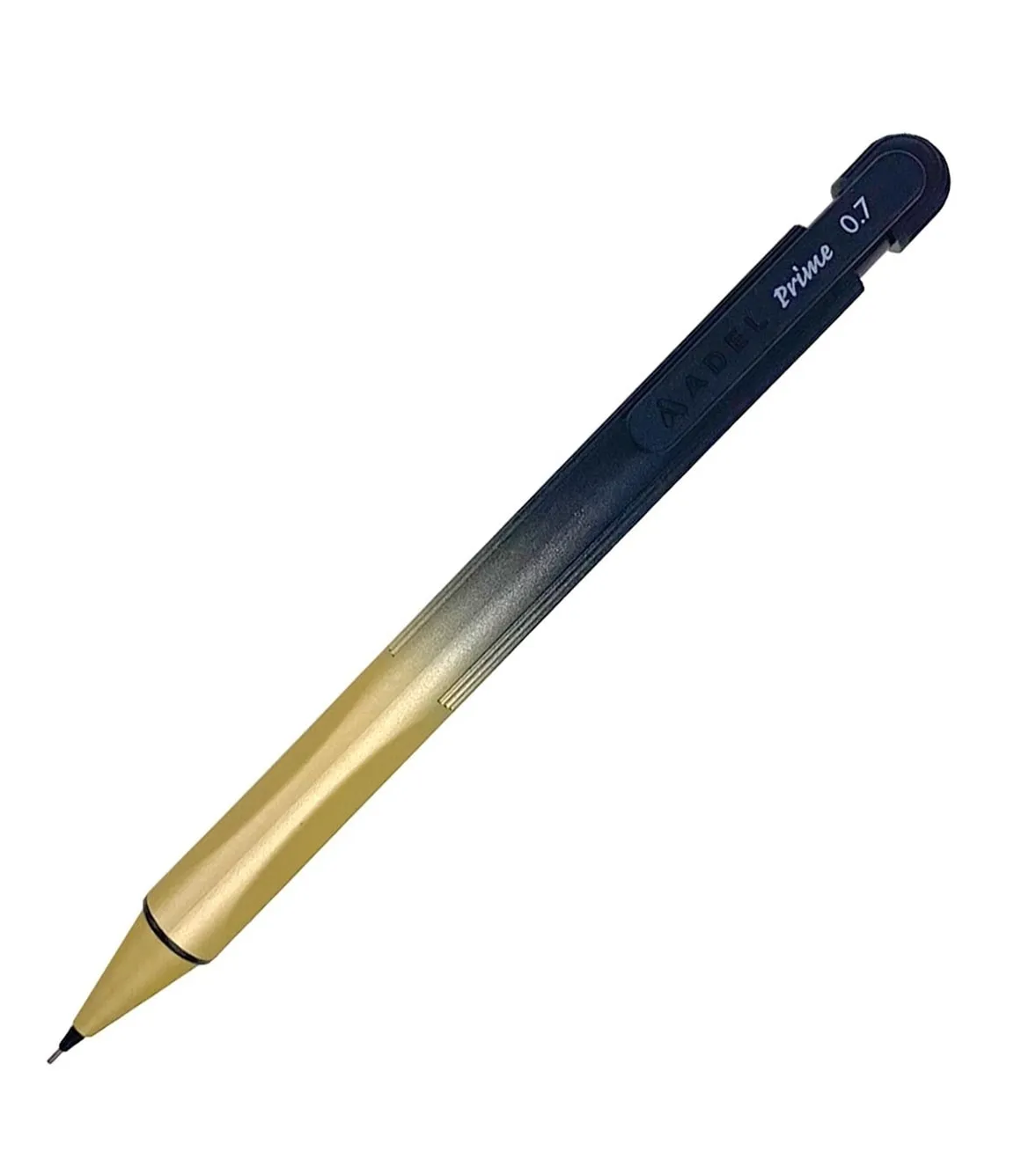 Adel Mash Mekanizmalı Versatil Kalem Metalik Altın-Siyah 0,7mm