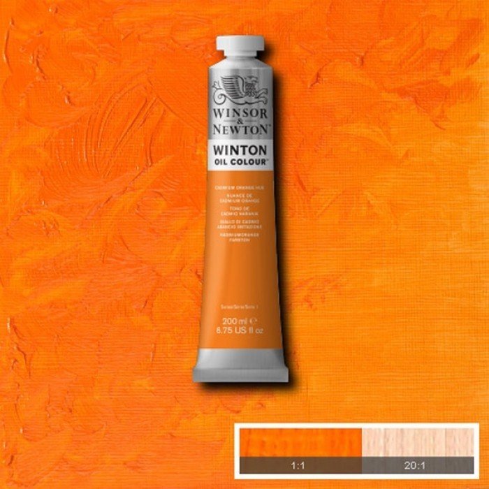 Winsor & Newton Winton 200 ml Yağlı Boya No:4 Cadmium Orange Hue