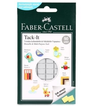 Faber Castell Tack-it Multifix Hamur Yapıştırıcı 90 Parça