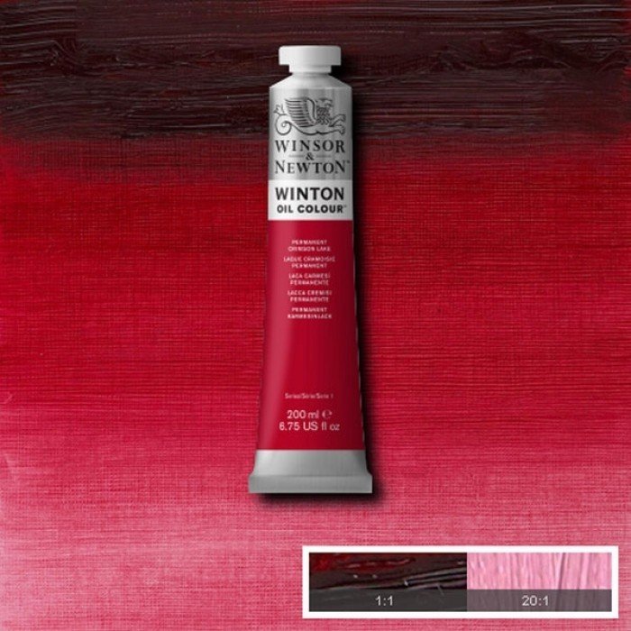 Winsor & Newton Winton 200 ml Yağlı Boya No:17 Permanent Crimson Lake