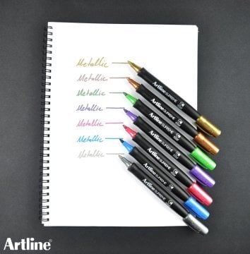 Artline Supreme Metalik Marker 1 mm Metalik Pembe