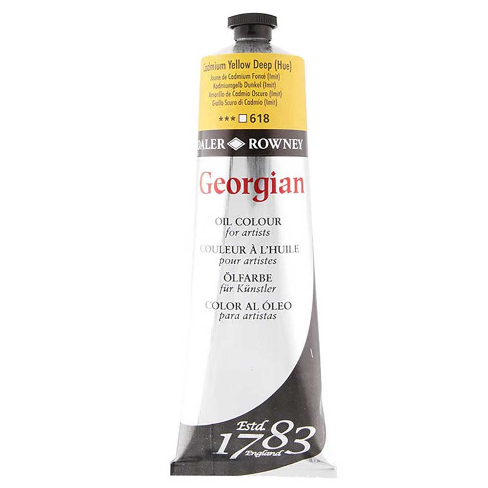 Daler Rowney Georgian Yağlı Boya 225ml 618-Cadmium Yellow Deep Hue