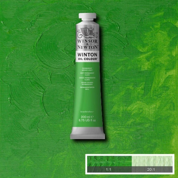 Winsor & Newton Winton 200 ml Yağlı Boya No:48 Permanent Green Light