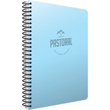 Gıpta Pastoral Spiralli PP Kapak A4 120 Yaprak Kareli Okul Defteri