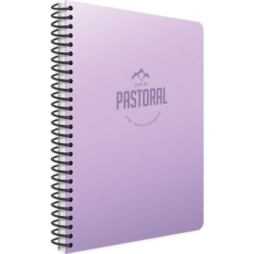 Gıpta Pastoral Spiralli PP Kapak A4 120 Yaprak Kareli Okul Defteri