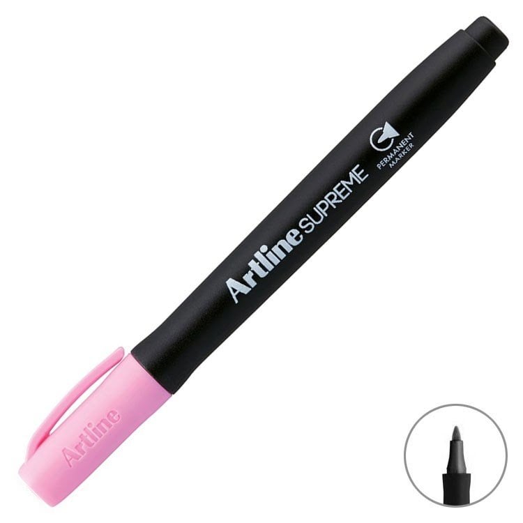 Artline Supreme Permanent Marker 1 mm Açık Pembe