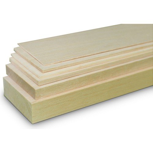 Balsa Levha 10 x 100 cm 5mm 5'li Paket