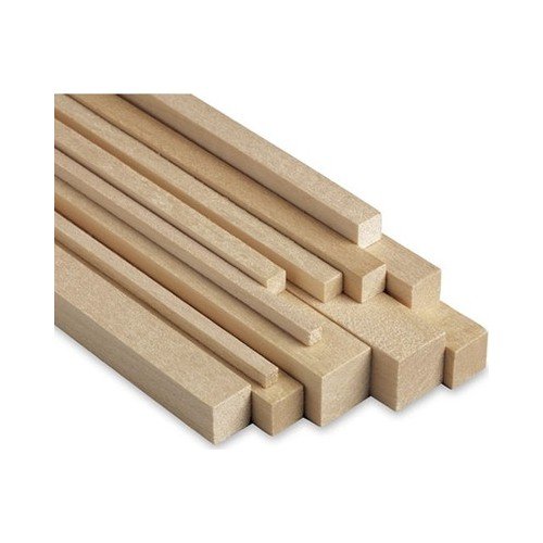 Balsa Kare Çıta 100 cm 10x10 mm 10 Adet