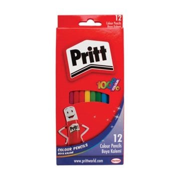 Pritt Boya Kalemi 12 Renk Set Karton Kutu