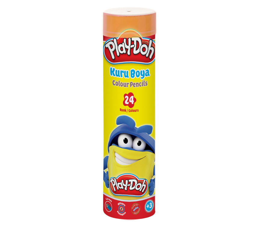 Play-Doh Kuru Boya Metal Tüp 24 Renk