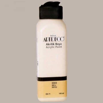 Artdeco Yeni Formül Akrilik Boya 140 ml 3003 Bej