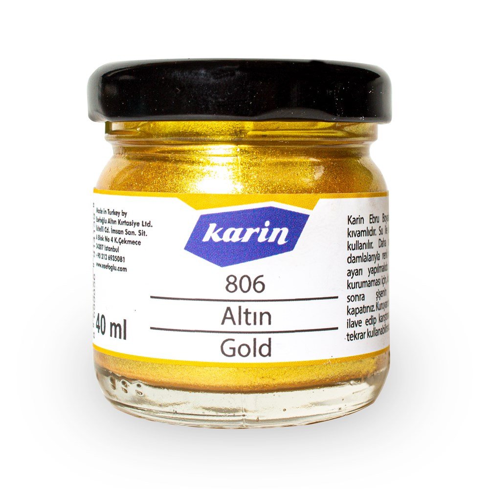 Karin Ebru Boyası 806 - Altın 40 ml