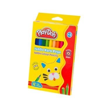 Play-Doh Jumbo Kuru Boya 12 Renk