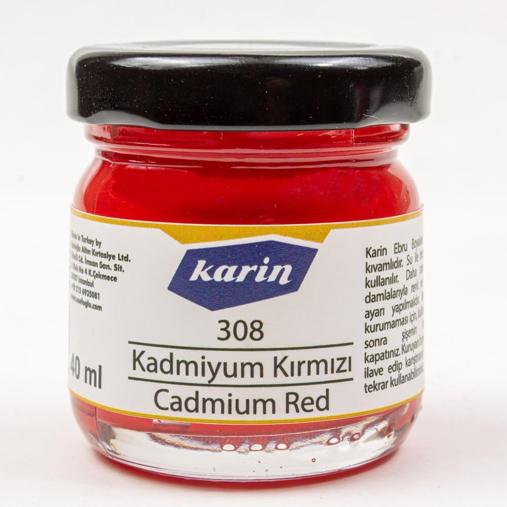 Karin Ebru Boyası 308 Cadmium Kırmızı 40 ml