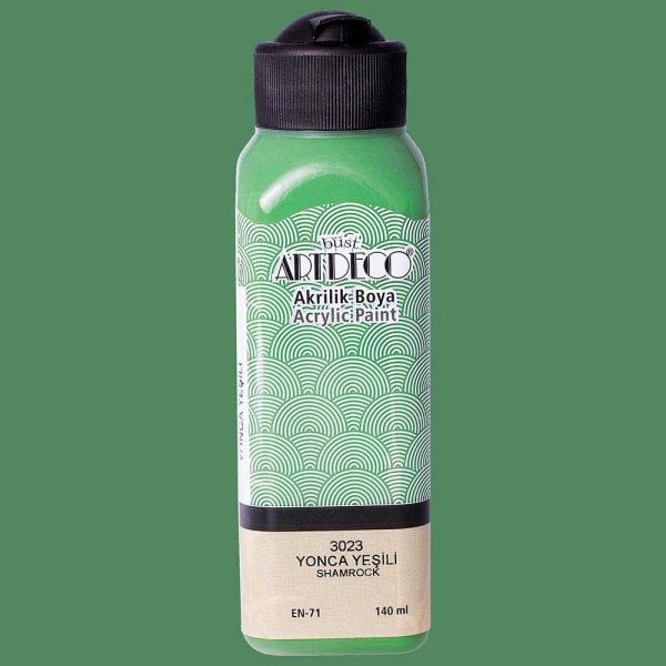 Artdeco Yeni Formül Akrilik Boya 140 ml 3023 Yonca Yeşili