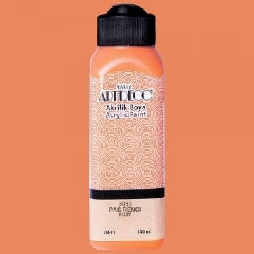 Artdeco Yeni Formül Akrilik Boya 140 ml 3033 Pas Rengi