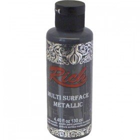 Rich Multi Surface (Multisurface) Metalik Boya 6520 - Siyah 130 cc