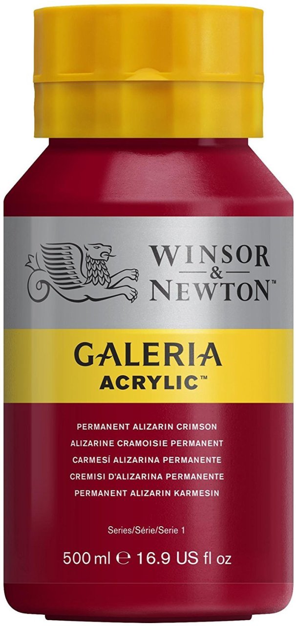 Winsor Newton Galeria Akrilik Boya 500ml 466 Permanent Alizarin Crimson