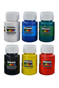 Nova Color Parmak Boyası 6x25ml