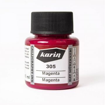 Karin Hat ve Kaligrafi Mürekkebi 305 Magenta 45 ml