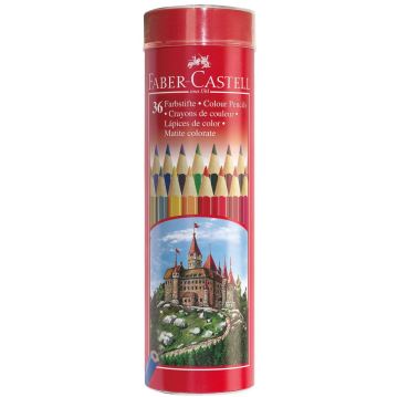 Faber Castell Metal Tüpte Kuru Boya Kalemi 36 Renk