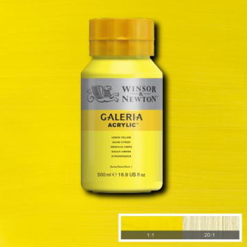 Winsor Newton Galeria Akrilik Boya 500ml 346 Lemon Yellow