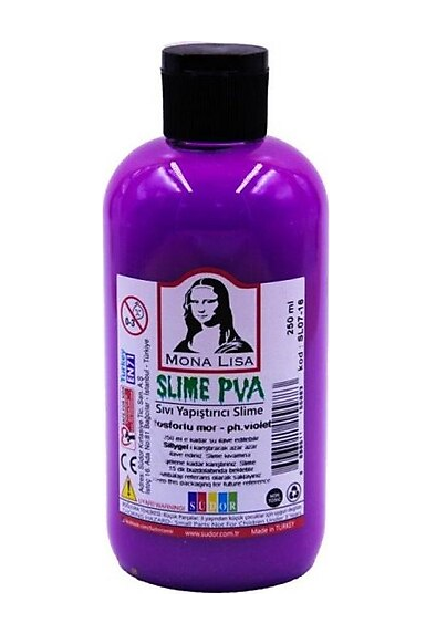 Mona Lisa Slime Jeli 250ml Fosforlu Mor