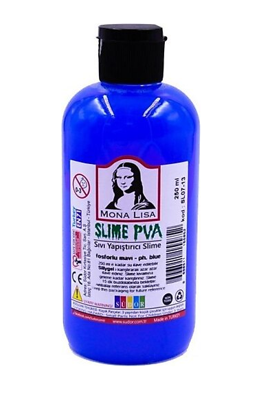 Mona Lisa Slime Jeli 250ml Fosforlu Mavi