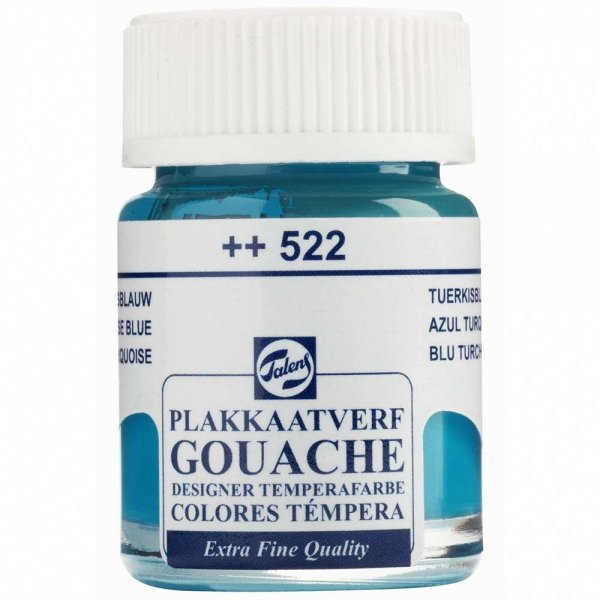 Talens Guaj Boya 16ml- 522 Turquoise Blue