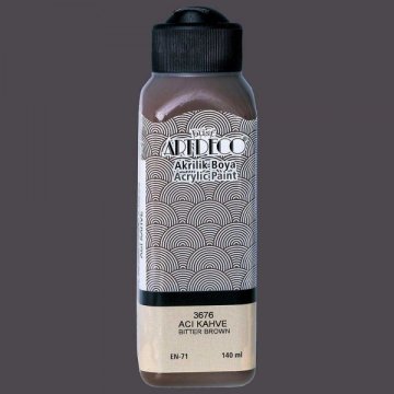 Artdeco Yeni Formül Akrilik Boya 140 ml 3676 Acı Kahve