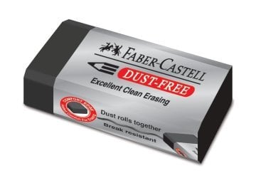 Faber Castell Dust-Free Siyah Silgi Orta