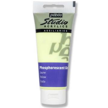 Pebeo Studio Akrilik Boya 100ml 116-Phosphorescent Yellow (Karanlıkta Parlayan)