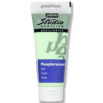 Pebeo Studio Akrilik Boya 100ml 112-Phosphorescent Green (Karanlıkta Parlayan)