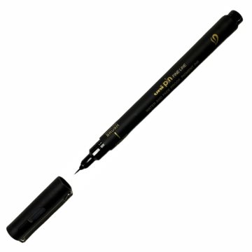 Uni Pin Extra Fine Line Brush Fırça Uçlu Kalem Siyah