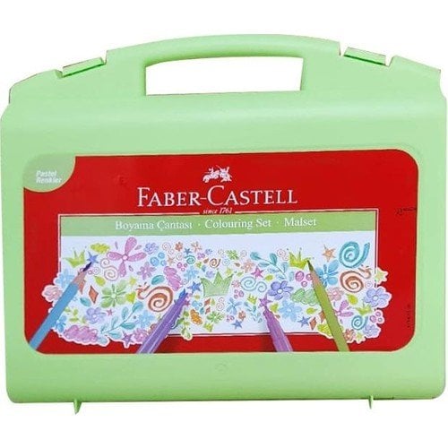 Faber-Castell Pastel Renkler Boyama Çantası Pastel Renkler 34 Parça