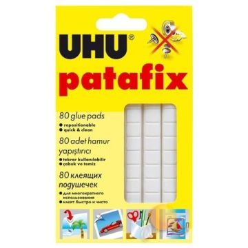 Uhu Yapıştırıcı Tac Patafıx Beyaz 80li