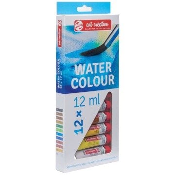 Talens ArtCreation Water Colour 12 Renk Tüp Sulu Boya