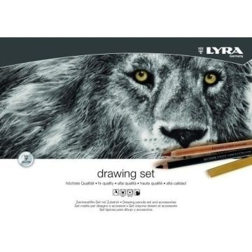 Lyra Drawing Çizim Seti 31 Parça Ahşap Kutulu