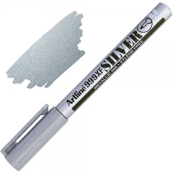 Artline 999XF Silver Metalik Markör 0.8mm Gümüş