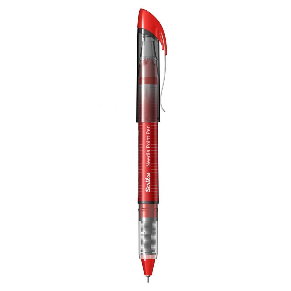 Scrikss İğne Uçlu Kalem 0,5mm Kırmızı