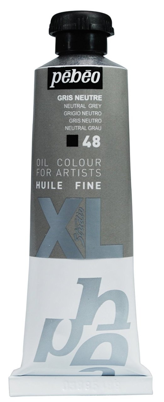 Pebeo Huile Fine XL 37ml. Yağlı Boya 48 Neutral Grey