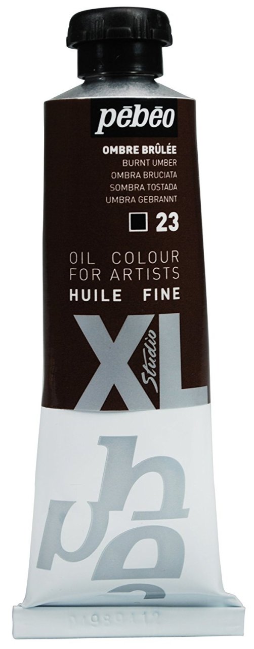 Pebeo Huile Fine XL 37ml. Yağlı Boya 23 Burnt Umber