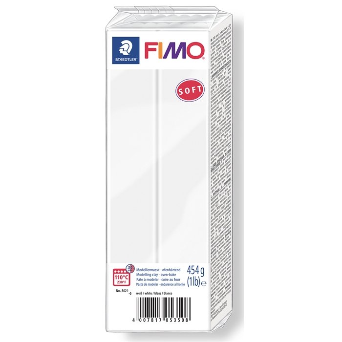 Staedtler Fimo Soft Polimer Kil 454gr 0-Beyaz