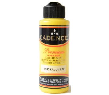 Cadence Premium Akrilik Boya 120 ml. 0590 Kavun Sarı
