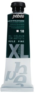 Pebeo Huile Fine XL 37ml. Yağlı Boya 18 Phthalocyanine Emerald