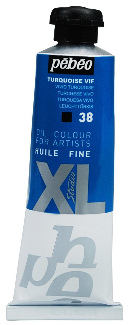 Pebeo Huile Fine XL 37ml. Yağlı Boya 38 Vivid Turquoise