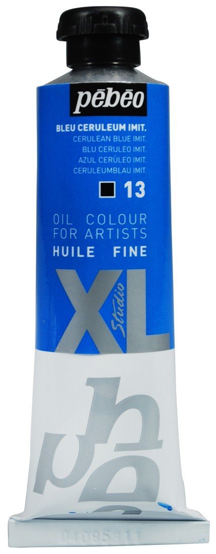 Pebeo Huile Fine XL 37ml. Yağlı Boya 13 Cerulean Blue Imit.