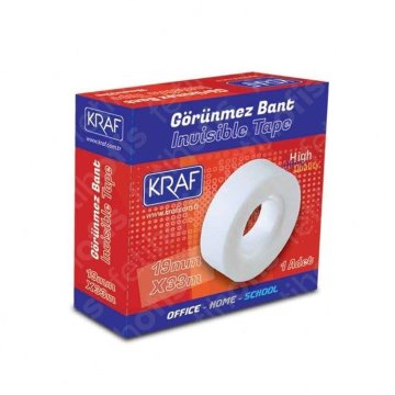 Kraf Görünmez Bant 19 mm x 33 metre