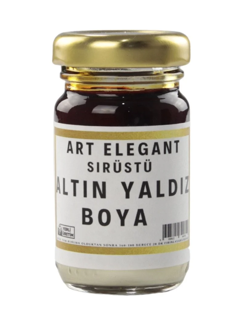 Art Elegant Sır Üstü Seramik Yaldız Boyası Altın 50 gr